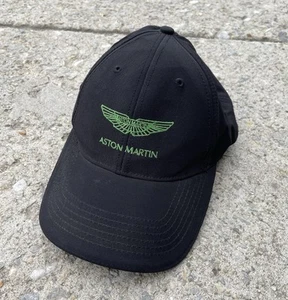 Aston Martin Men's Black Baseball Cap Stretch Fit Hat Sports Car Racing F1 DB9 - Picture 1 of 6