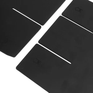 `3Pcs/Set Center Console Organizer Insert Divider Black ABS Replacement For - Picture 1 of 22