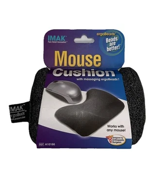 IMAK ergoBeads Gray Mouse Cushion - New - Image 1 of 4