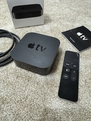 Apple TV (4th Generation) 32GB HD Media Streamer - Black (A1625) - Image 1 of 4