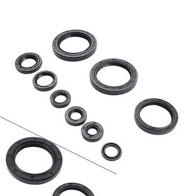 Complete Engine Oil Seal Kit Set 9pcs For Honda CRF450X  05-09/12-17 - Image 1 of 4