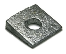 Beveled Square Washers Hot Dip Galvanized Steel Washers - Sizes 3/8" To 1-1/2"