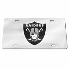 Las Vegas Raiders NFL Laser Cut Mirrored License Plate WinCraft