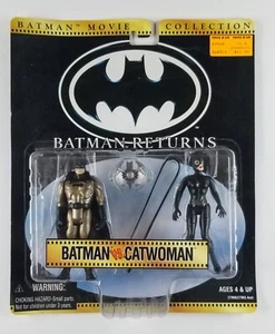 Vintage 1997 Batman Movie Collection Batman Returns Batman Vs Catwoman Figures - Picture 1 of 3
