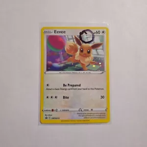 Remolino 🌀 Eevee SWSH212 Cosmos Holo Raro Espada y Escudo Tarjeta Pokémon - Casi Nuevo - Imagen 1 de 2