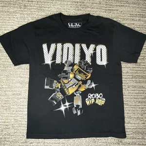 Vidiyo Size M Boys T Shirt Lego Robo Hip Hop Robot Crew Neck Short Sleeve Black - Picture 1 of 9