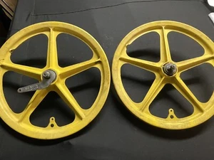 Troxel Trackmaster Old School BMX Mags Yellow Wheels Bendix 76 OG 1970s 20" 20 - Picture 1 of 18