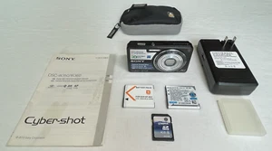 Sony Cybershot DSC-W350 Digitalkamera 14,1 MP Ladegerät 2 Akkus 4GB Mem Card - Bild 1 von 23