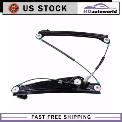 Regulador de ventana eléctrica lado del pasajero delantero para BMW 745i 2002-2005 sin motor Foto 1 de 4