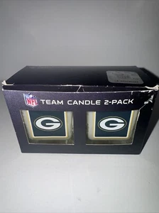 NFL Team Candle 2-pack Green Bay Packers By Siskiyou - Picture 1 of 5