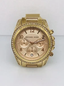 MICHAEL KORS LADIES WATCH MK5263 BLAIR ROSE GOLD / BEAUTIFUL!! 7.5'' - Picture 1 of 8