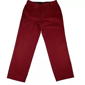 Brooks Brothers Clark Chino Pants Men’s Measures 32 x 28 Red - Picture 1 of 15