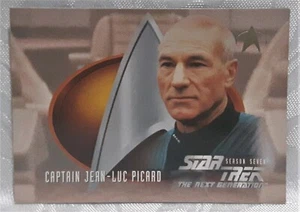 SKYBOX STAR TREK THE NEXT GENERATION SEASON 7 CARD 726 CAPTAIN JEAN-LUC PICARD - Picture 1 of 2