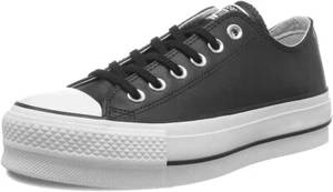 Converse Women's CTAS Lift Platform Ox Black White Black 561681C US 5 EU 35 - Picture 1 of 4