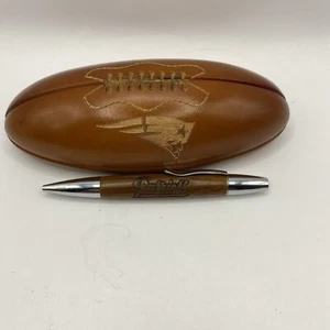 NFL NEW ENGLAND PATRIOTS INK PEN W/WOOD STORAGE CASE `EXCELLENT` FAST SHIPPING!! - Picture 1 of 12
