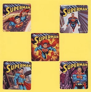 75 Superman Metropolis - Large Stickers - Party Favors - Rewards - Picture 1 of 1