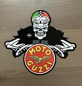 PEGATINA MOTO GUZZI GUZZI CAFÉ RACER PEGATINA PORTÁTIL PEGATINA CAJA DE HERRAMIENTAS PEGATINA - Imagen 1 de 1