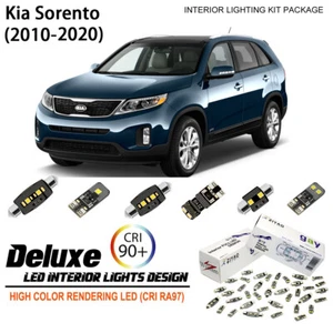 Kit de luces interiores LED para Kia Sorento 2010-2020 bombillas domo accesorios - Imagen 1 de 9