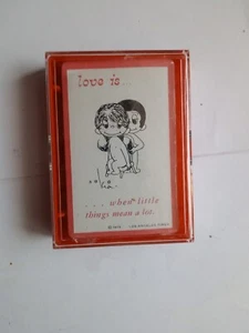 LOVE IS...WHEN LITTLE THINGS MEAN A LOT 1973 Playing Cards New Sealed - Picture 1 of 3