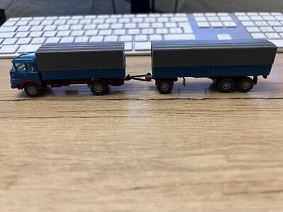 Wiking Krupp Titan Pianale Camion In Buone Condizioni 1:87 - Immagine 1 di 4