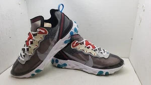 Nike React Element 87 Dark Grey Blue (AQ1090-003) Size 10.5 - Picture 1 of 14