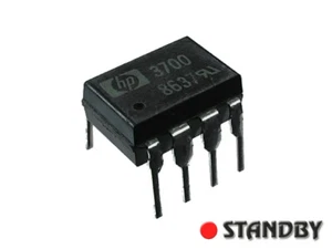 1pc HCPL3700 DIP8 HEWLETT PACKARD Optocoupler  2,5kV  Open Collector - Bild 1 von 1
