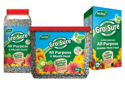 Gro-Sure Slow Release Plant Fertiliser Dual Action All Purpose 6 Months Feed