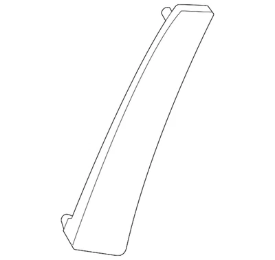 Moldura lateral genuina GM 15187928 Foto 1 de 2