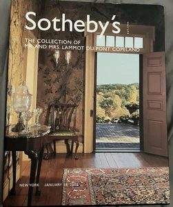Sotheby’s The Collection Of Lamont Du Pont Copeland Auction Catalog - Picture 1 of 4
