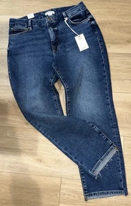 Good American straight-leg, high-waisted jeans GGPSB953T 6/26 NEW - Picture 1 of 9
