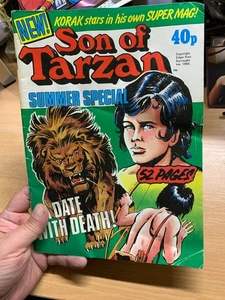 *RAR* 1980 "SON OF TARZAN" KORAK UK LARGE COMIC MAGAZIN (P2) - Bild 1 von 14