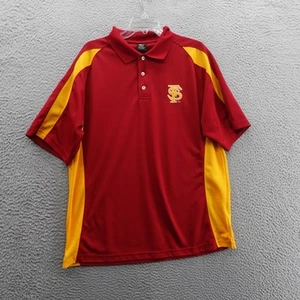 Starter FSU Polo Shirt Large Maroon Gold Short Sleeve Mens Florida State NCAA - Picture 1 of 14