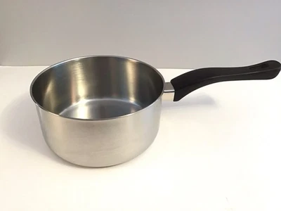 Revere Ware 2 Qt Quart Sauce Pan Tri-Ply Disc Bottom w/Lid Clinton ILL - Image 1 of 4
