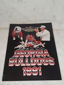 Georgia Bulldogs 1991 Media Guide 