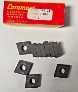 SANDVIK Coromant CNMM 643 71 1025 Lathe Carbide Inserts 10 Pcs New Tool Tools - Picture 1 of 3