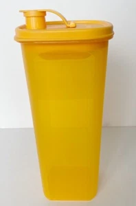 Tupperware Orange 2 Liter Drink Container 5772A-2 with 5773A-2 Lid 10.5" - Picture 1 of 6