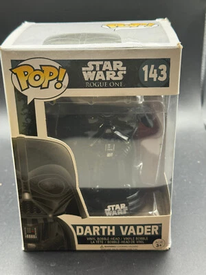 Funko POP! Star Wars RogueOne Darth Vader #143 Vinyl come nuovo mai aperto - Immagine 1 di 4