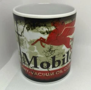 TAZA MOBILOIL ENVEJECIDA SUBLIMACIÓN IMPRESA 11 oz TAZA COLORES BRILLANTES - Imagen 1 de 1