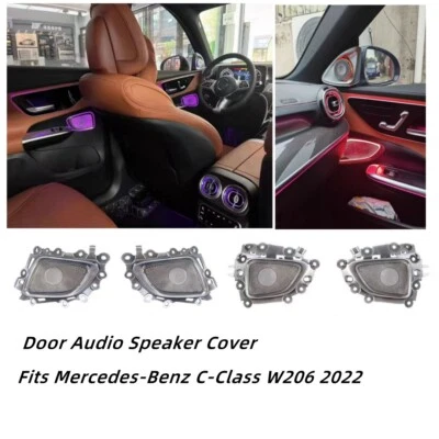 64 Colors Ambient Light Door Speaker Cover Fits 2022 Mercedes Benz W206 C-Class  Foto 1 de 4