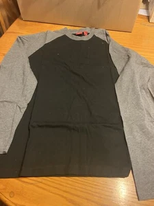 Massimo Dutti Charcoal Gray Casual Fit Pullover Shirt Mens NOS Large - Picture 1 of 5