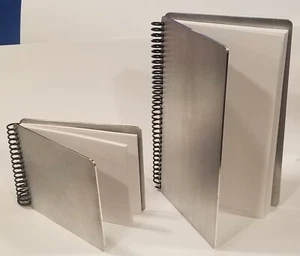 Aluminum notebook notepad daily planner log book - Picture 1 of 20
