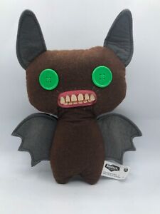 Fuggler Fugula Funny Ugly Monster Brown Winged Bat Plush Stuffed Toy Animal
