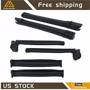 For 2001-2004 Ford Mustang Convertible Black Top Weatherstrip Seal Kit New - Bild 1 von 8