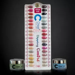 Polvo de inmersión arte en uñas cincel 2 oz - (Juego de 36 colores - sólido #181 -- 216) - Imagen 1 de 1