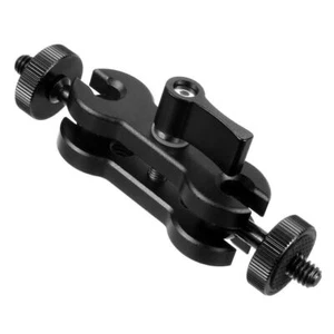 Adaptador de brazo mágico para cámara BGNing doble cabezal de bola zapata caliente accesorio de cámara DSLR - Imagen 1 de 12