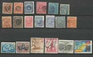 Colombie un lot de 19 timbres oblittérés /TR3273 - Imagen 1 de 1