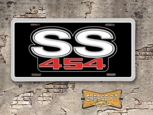 Chevy SS 454 Booster License Plate - Foto 1 di 1