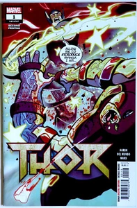 Thor #1 Vol 5 2nd printing - Marvel Comics - Jason Aaron - Mike Del Mundo - Picture 1 of 1