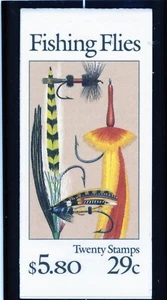 Moscas de pesca US 2549a BK189 29c - plegadas Bkt de 20 - MNH - 1991 - Imagen 1 de 1