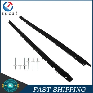 For 1984-1996 Corvette C4 Window Felt Sweeps Weatherstrip W/ Rivets Belt Outer - Bild 1 von 14